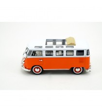 VW VOLKSWAGEN T1 SAMBA FROM 1962 OPEN ROOF MICROBUS 1:43 LUCKY DIE CAST