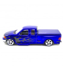 FORD F 150 PICK UP REGULAR CAB FLARESIDE POURPRE 1998 -1:24 WELLY côté gauche
